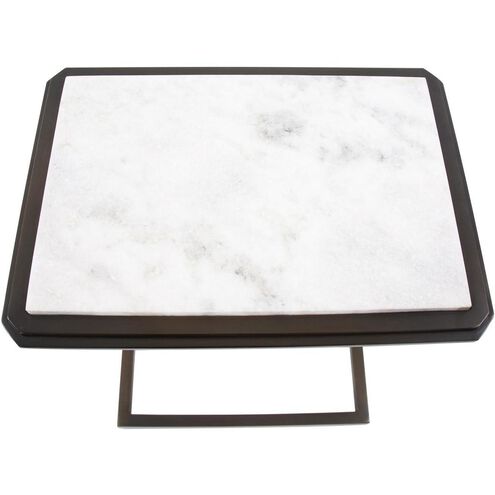 Z 26.5 X 20.25 inch Bronze/White Table