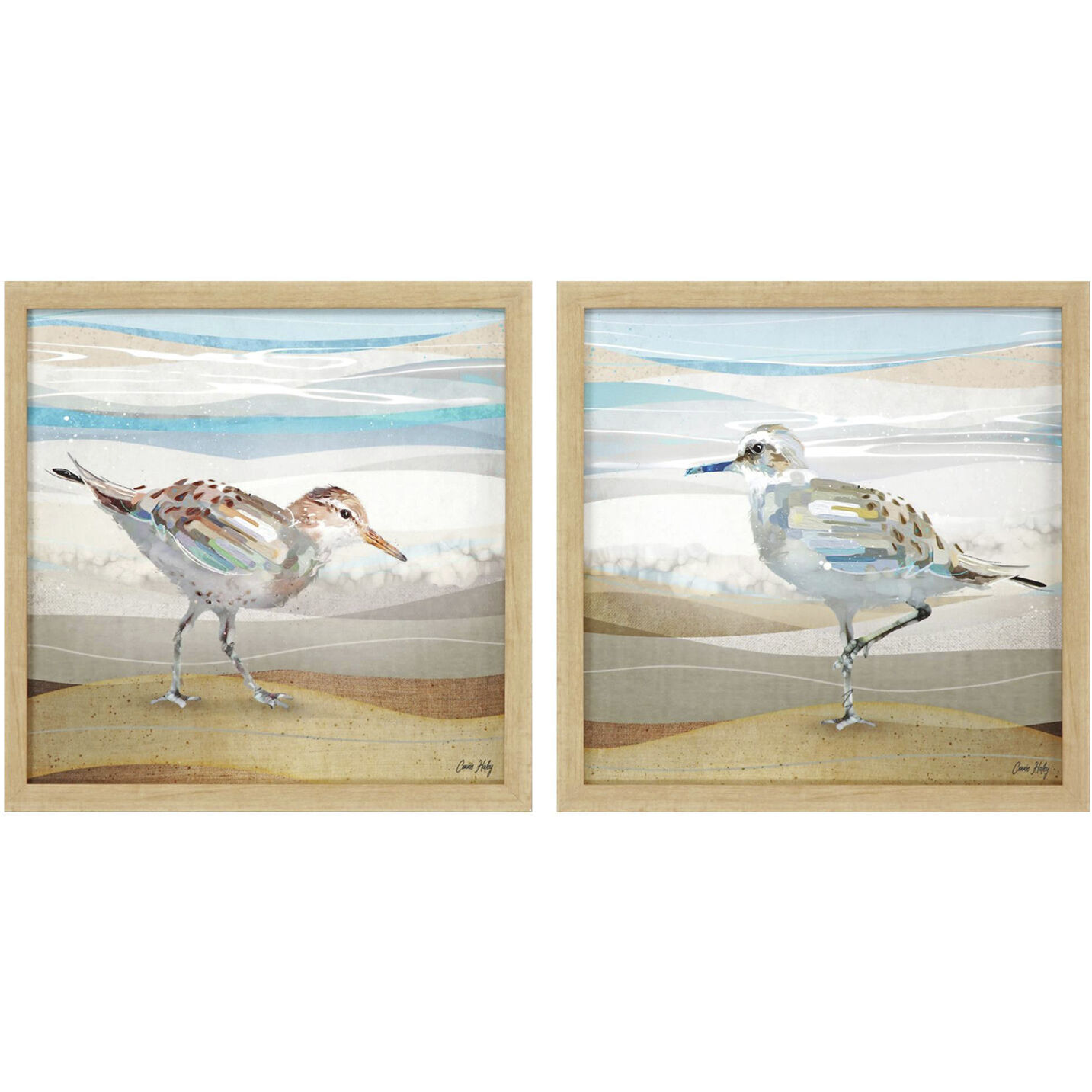 Waterside 18 X 18 inch Non-Glass Framed Art, Propac