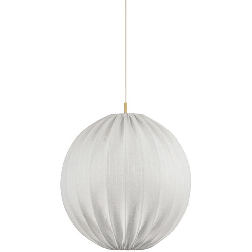 Arabella 1 Light 16 inch Aged Brass Pendant Ceiling Light