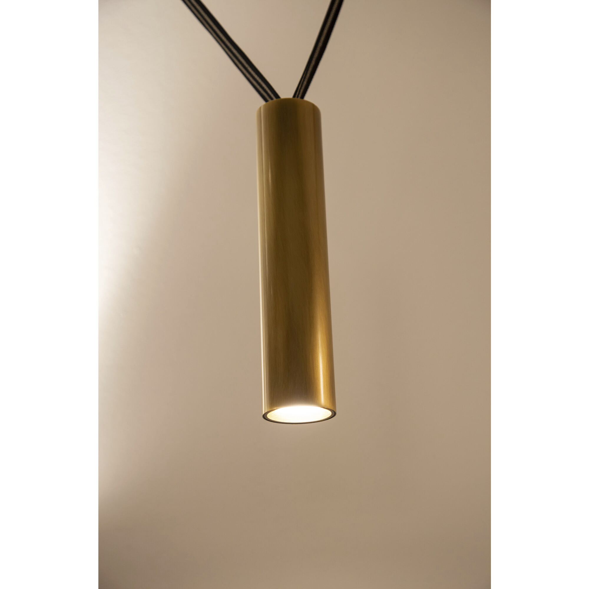 Mason LED 72 inch Vintage Brass Linear Pendant Ceiling Light