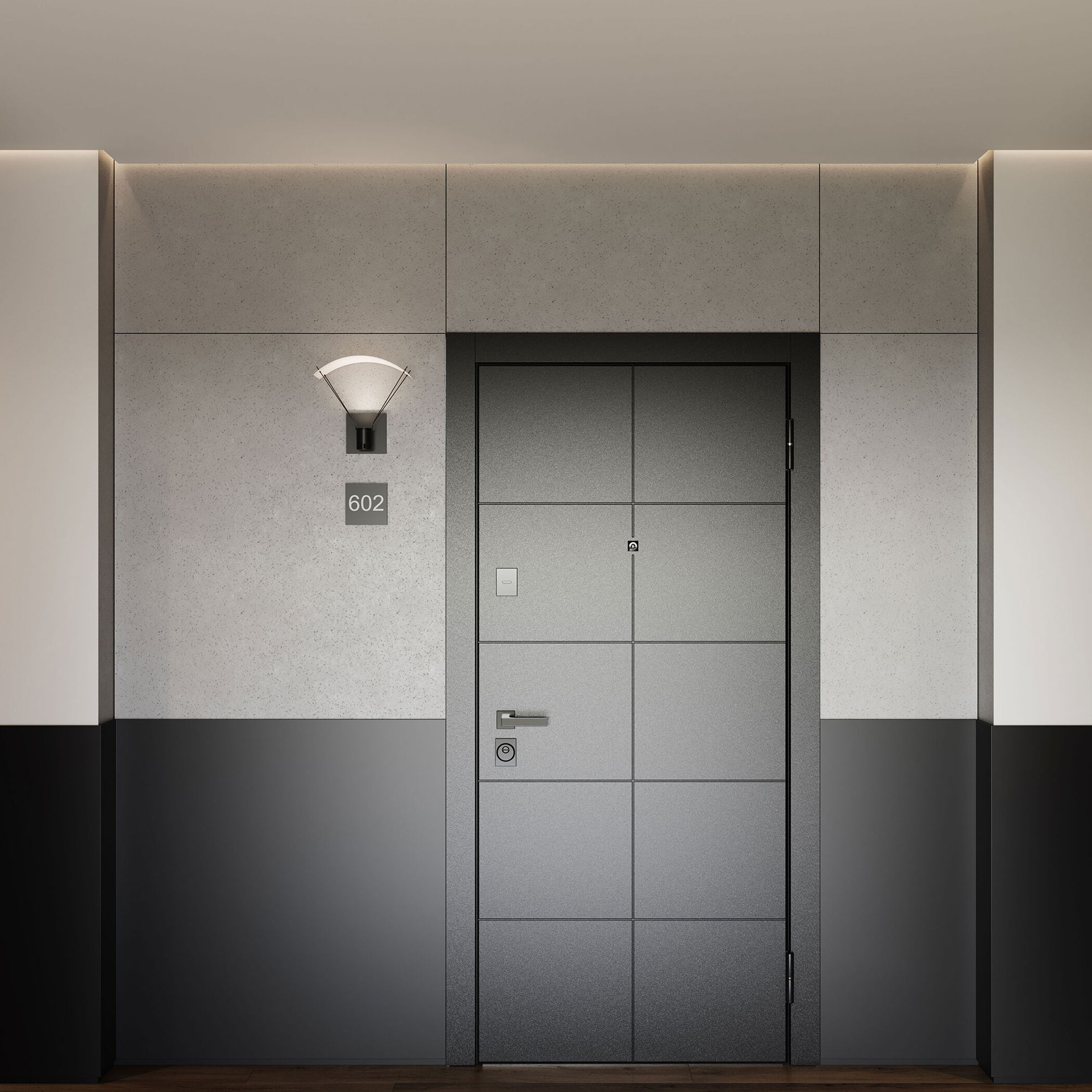 Suspenders LED 11 inch Satin Black ADA Modular Wall Mount Wall Light