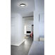 Hampton LED 16.88 inch Black Flush Mount Ceiling Light