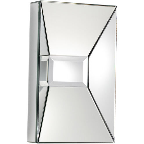 Pentallica 26 X 16 inch Clear Wall Mirror, Rectangle