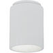 Radiance Cylinder LED 7 inch Gloss White Flush-Mount Ceiling Light in 1000 Lm LED