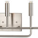 Park Slope 5 Light 25 inch Brushed Nickel Vanity Light Wall Light, Large