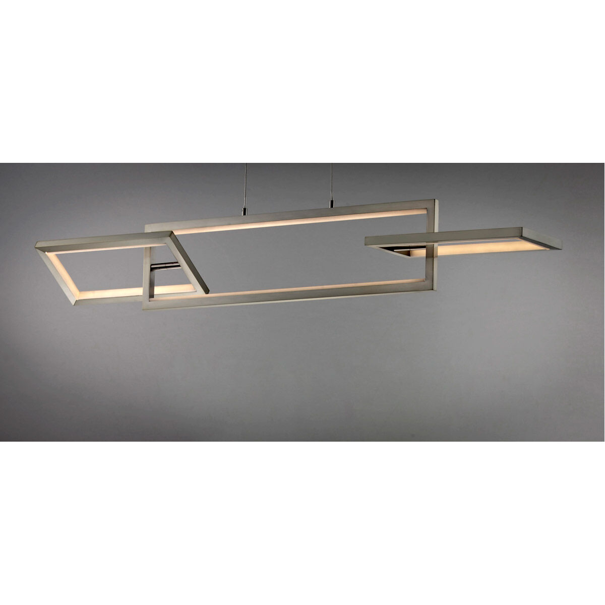 Link LED 42 inch Satin Nickel Single Pendant Ceiling Light