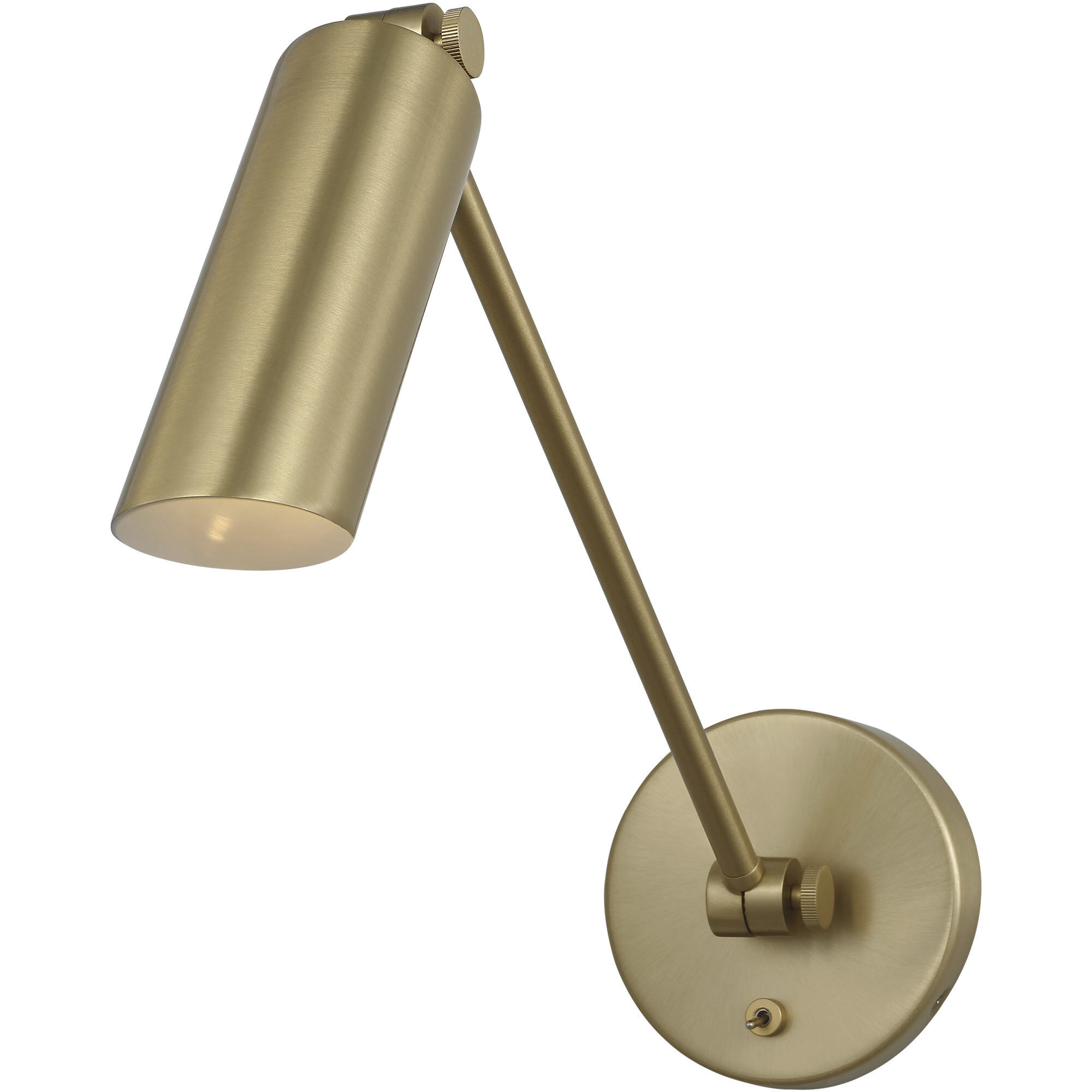 Drew & Jonathan Frasar One Arm Sconce Wall Light, Medium
