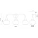 Alora Mood Hazel 3 Light 26.75 inch Matte Black Bath Vanity Light Wall Light in Opal Glass