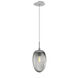 Meteo Incandescent 1 Light 9 inch Classic Silver Pendant Ceiling Light in Smoke