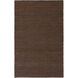 Grasshopper 96 X 60 inch Dark Brown Rug