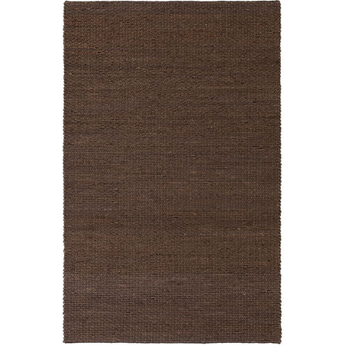 Grasshopper 96 X 60 inch Dark Brown Rug