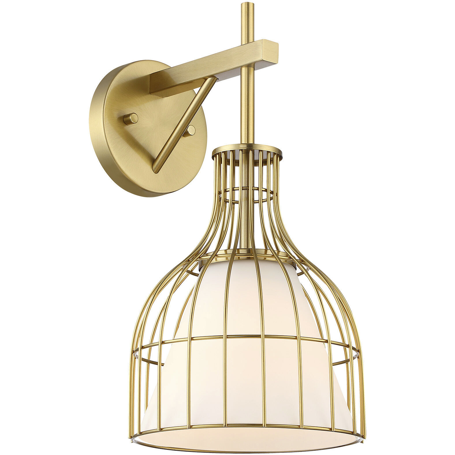 Evensong Wall Sconce Wall Light in Brushed Gold