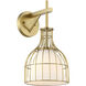 Evensong Wall Sconce Wall Light in Brushed Gold