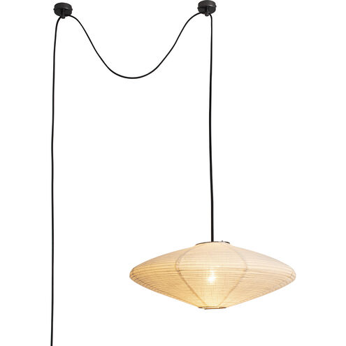 Roswell LED 10 inch Matte Black Pendant Swag Light Ceiling Light