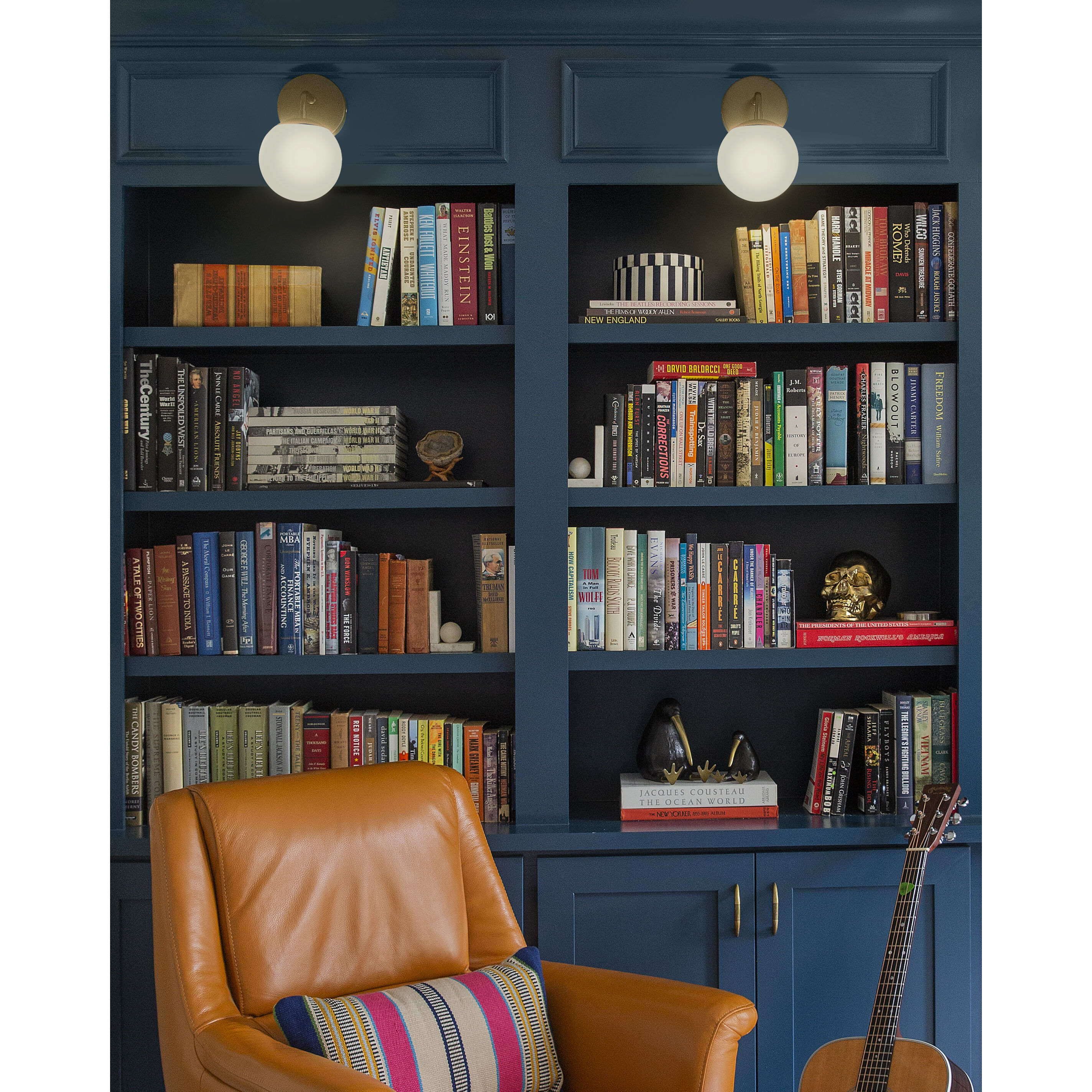 Julep LED 7.25 inch Lacquered Brass Bath Light Wall Light