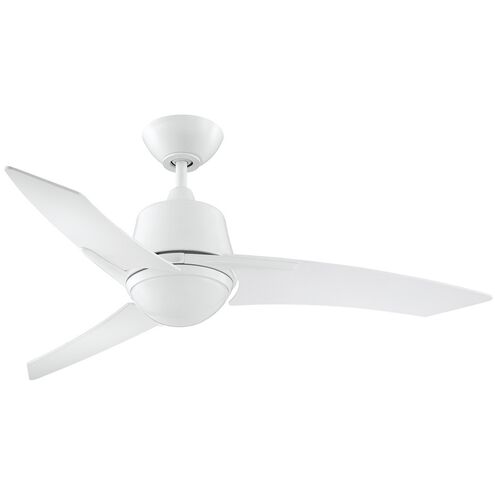 Scimitar LED 44 inch White Ceiling Fan