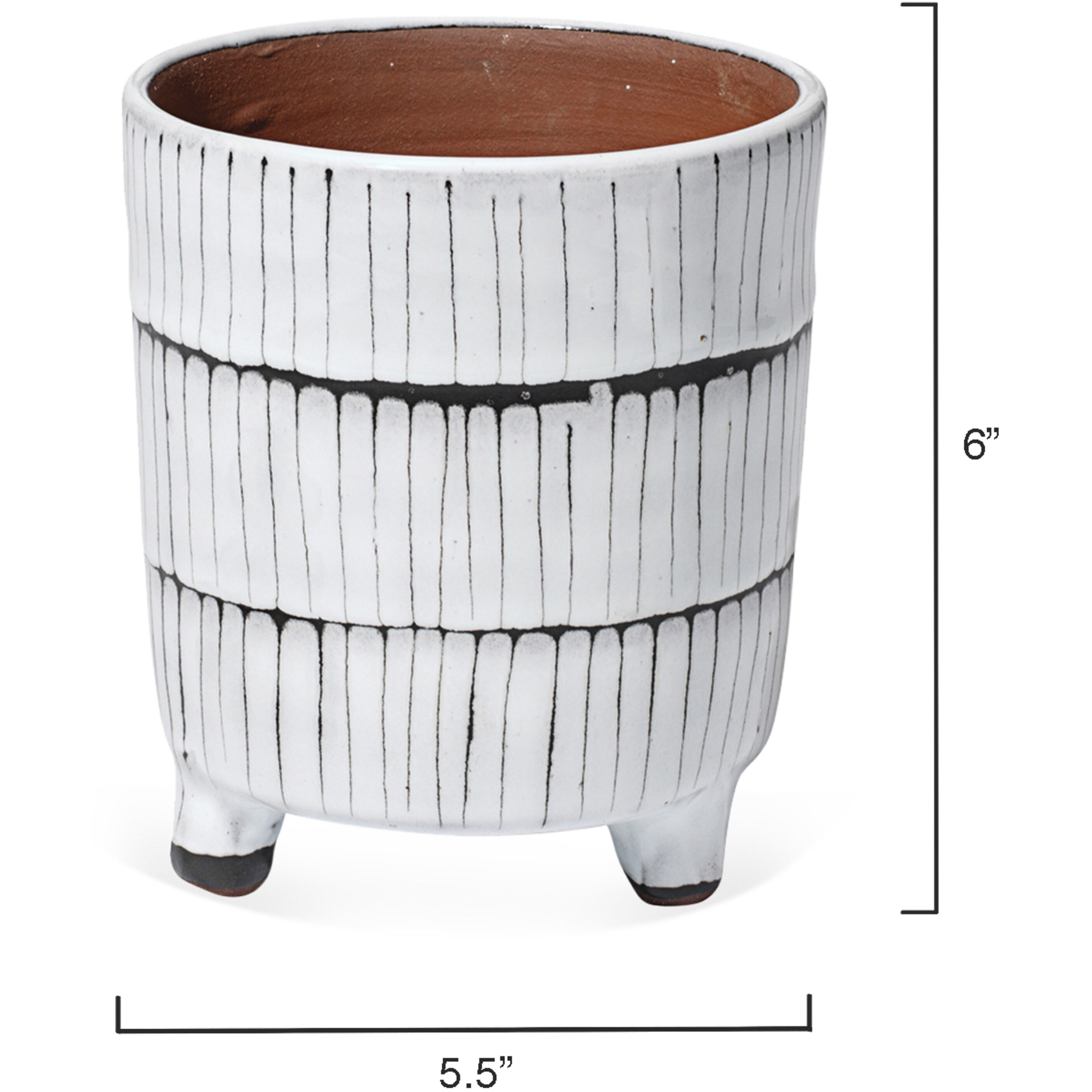 Striae 12 X 5 inch Vessels, Set of 3