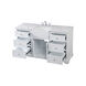 Franklin 60 X 22 X 35 inch White Bathroom Vanity Cabinet
