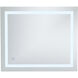 Helios 36 X 30 inch Silver Lighted Wall Mirror