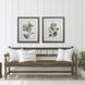 Florals Collection Green Framed Art