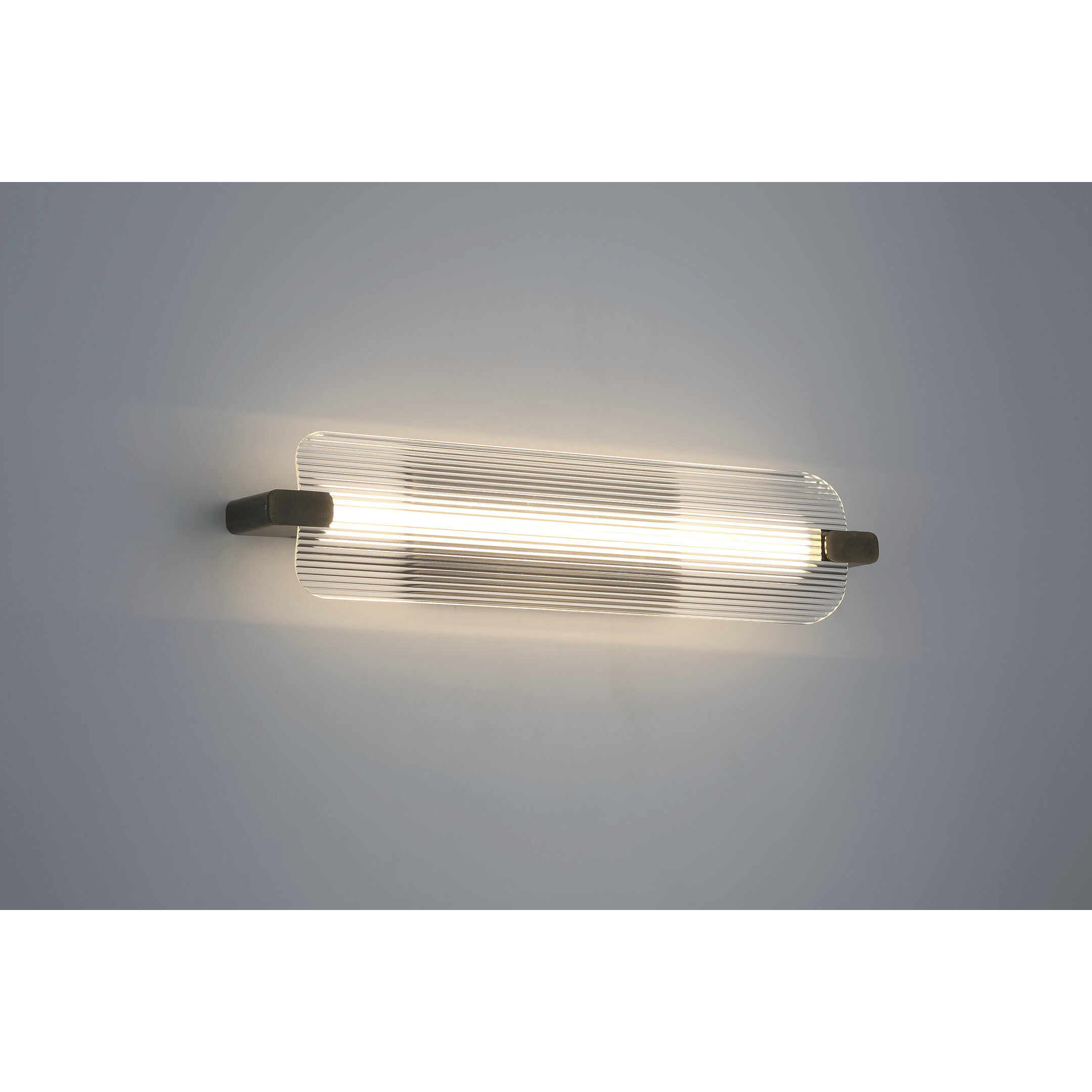 Neoness LED 24.5 inch Weathered Brass Vanity Light Wall Light in Clear