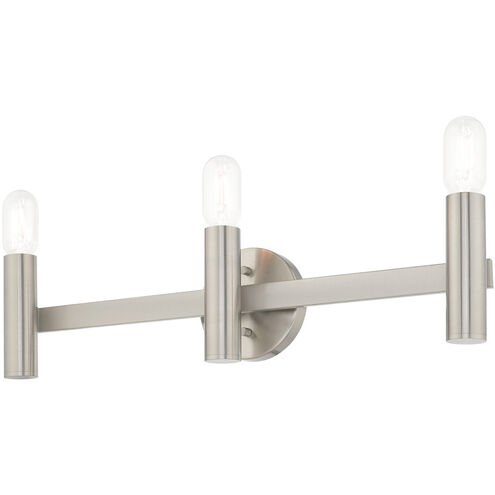 Copenhagen 3 Light 24 inch Brushed Nickel ADA Bath Vanity Wall Light