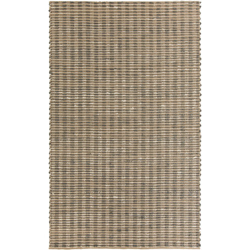 Reeds Cream / Charcoal Handmade Rug