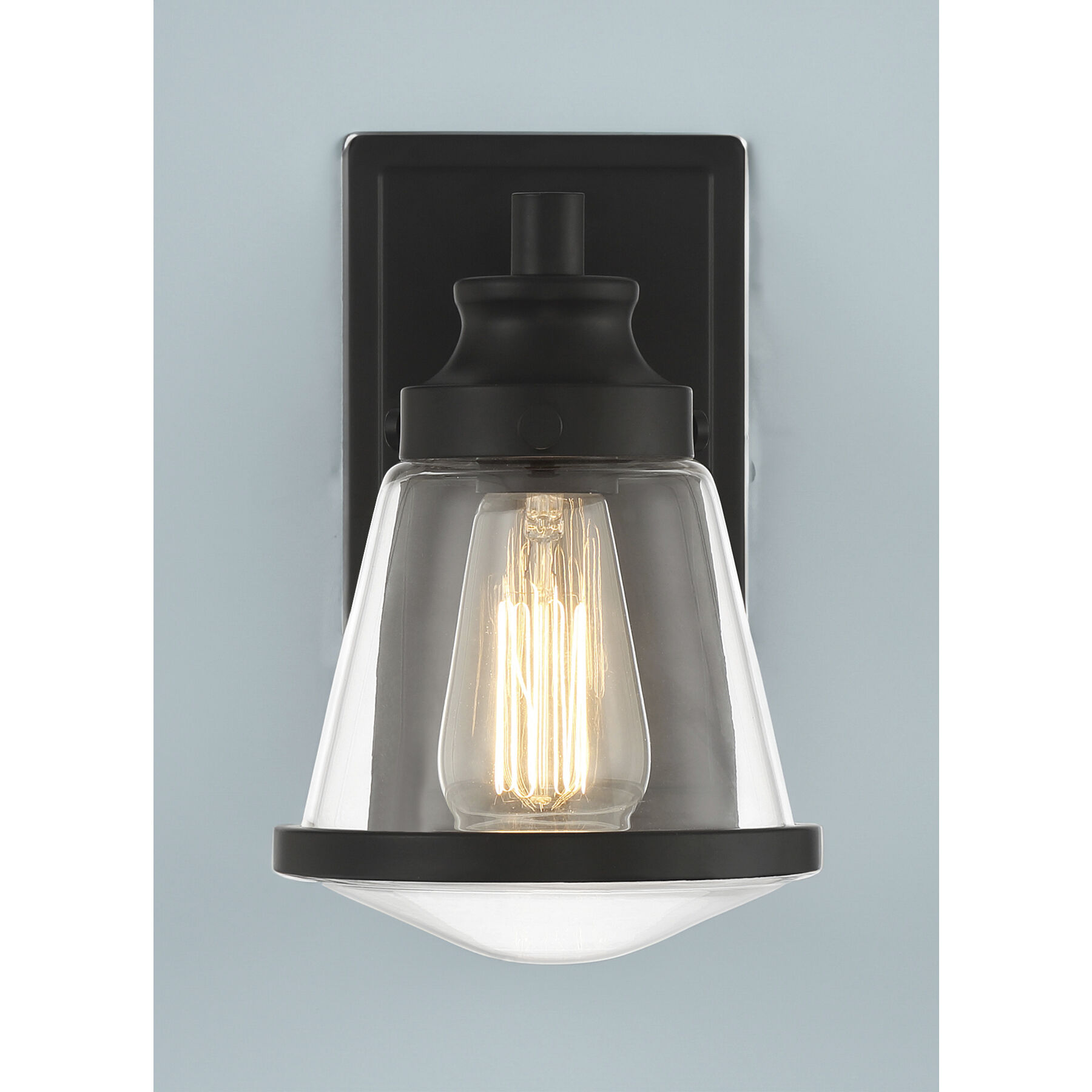 Mannsdale 1 Light 5.75 inch Coal Bath Vanity Wall Light