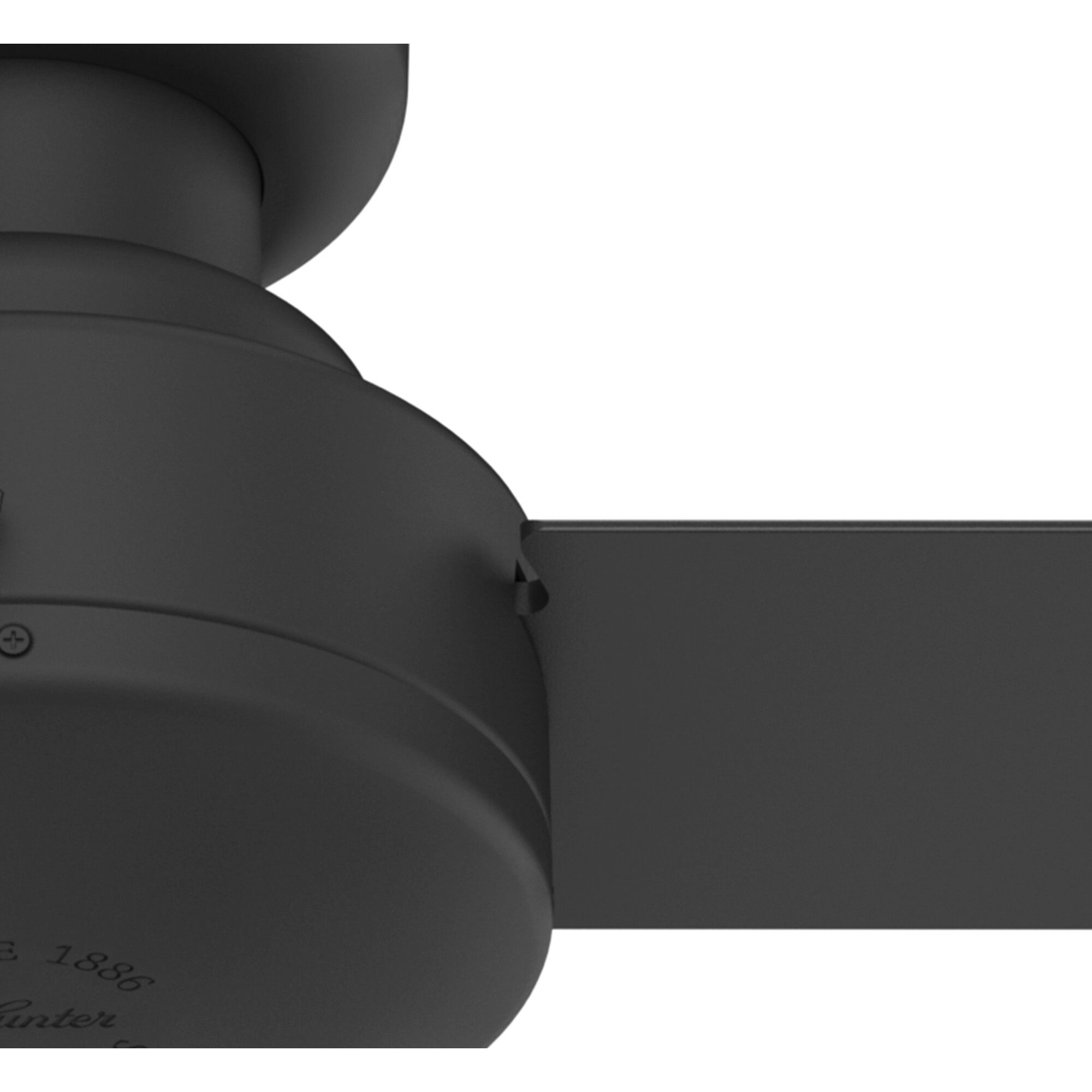 Presto 52 inch Matte Black Ceiling Fan