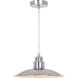 Bejamin 1 Light 13 inch Chrome Mini Pendant Ceiling Light