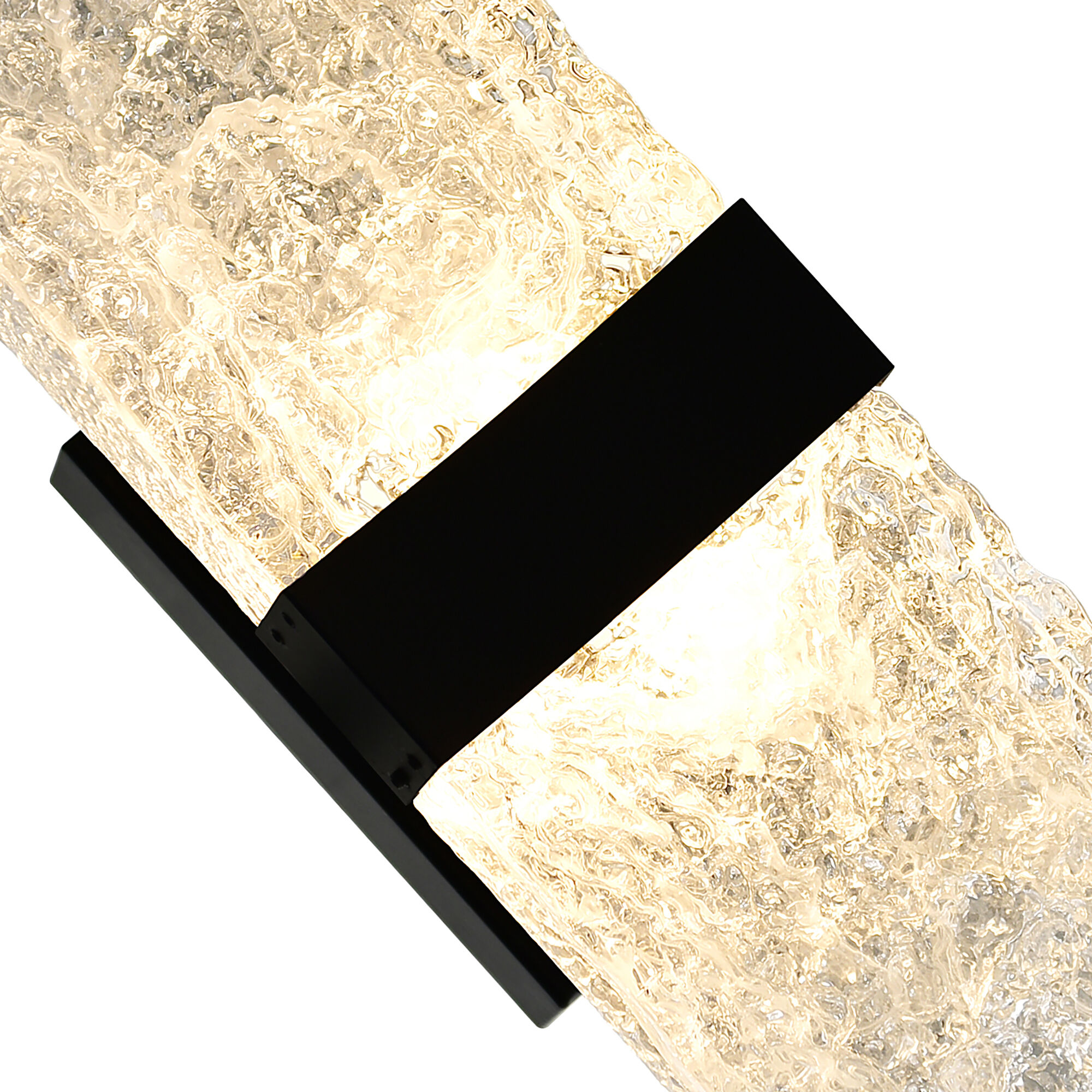 Lava LED 6 inch Black Wall Light