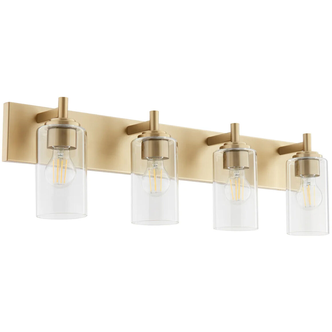 Brass vanity light fixtures top