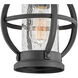 Coastal Elements Chatham 1 Light 8.25 inch Museum Black Outdoor Flush Mount