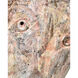 Glazed Masks 20 X 7.5 inch Sculptures, Set of 3