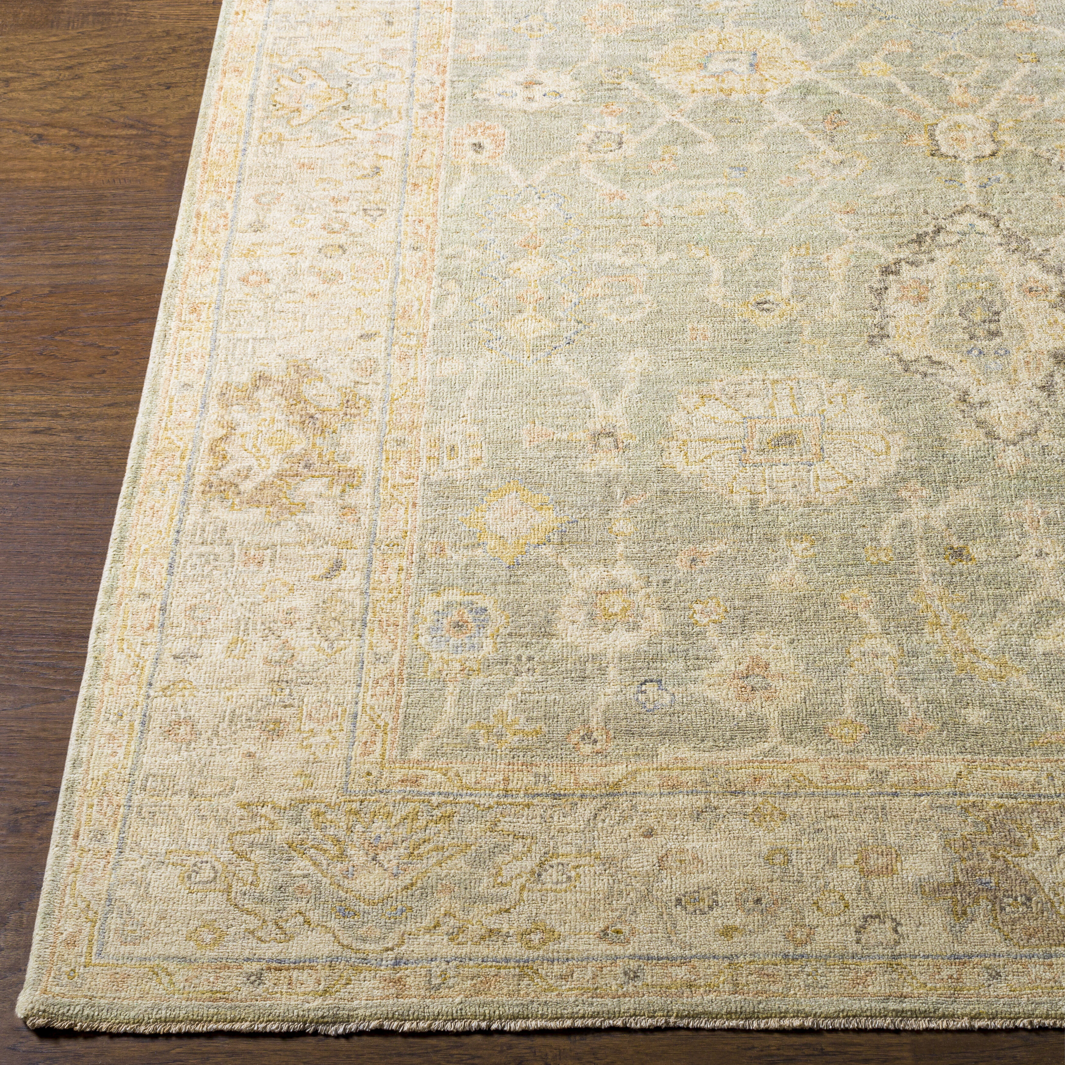 Normandy 108 X 72 inch Taupe Rug in 6 X 9, Rectangle