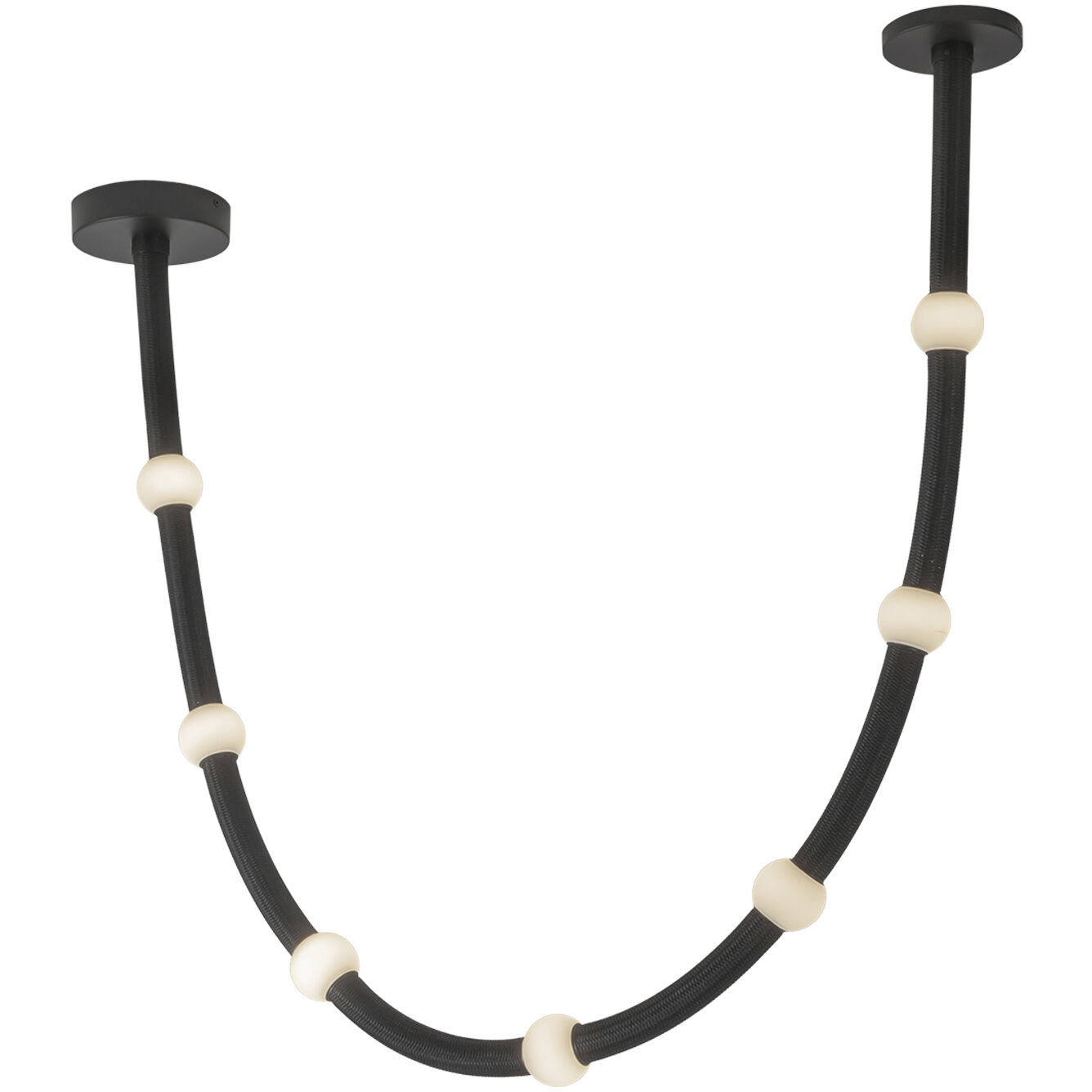 Corda LED 2.38 inch Black Pendant Ceiling Light