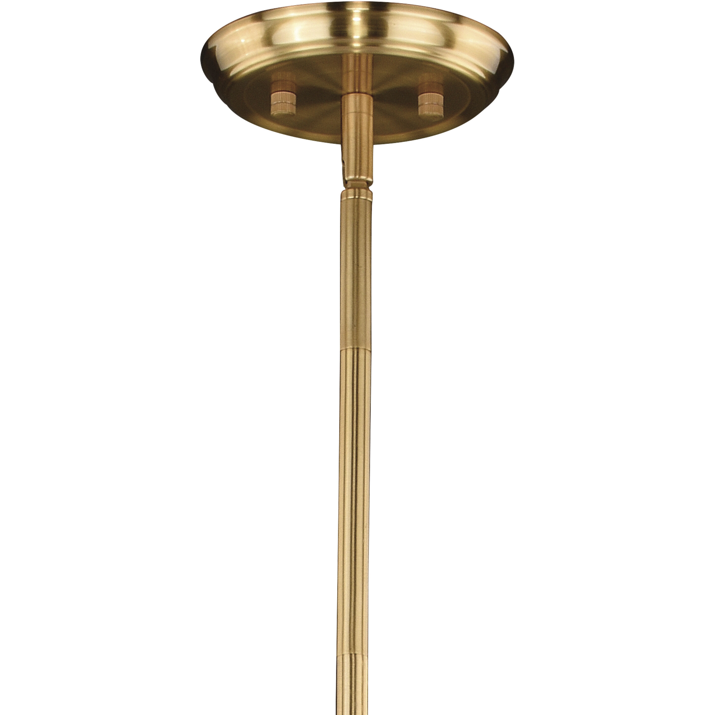 Kedzie LED 32 inch Natural Brass Chandelier Ceiling Light