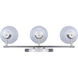 Luelle 3 Light 25 inch Brushed Nickel Vanity Light Wall Light