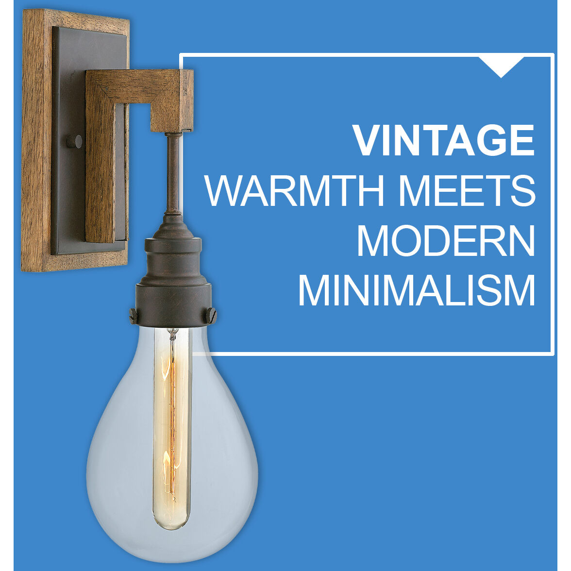 Denton 1 Light 5.25 inch Industrial Iron with Vintage Walnut Indoor Wall Sconce Wall Light