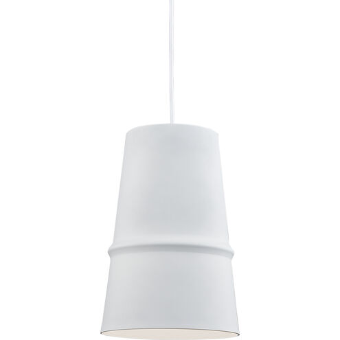 Castor 1 Light 7.88 inch White Pendant Ceiling Light