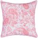 Rajasthan 20 X 6 inch White with Red Accent Pillow, Reversible