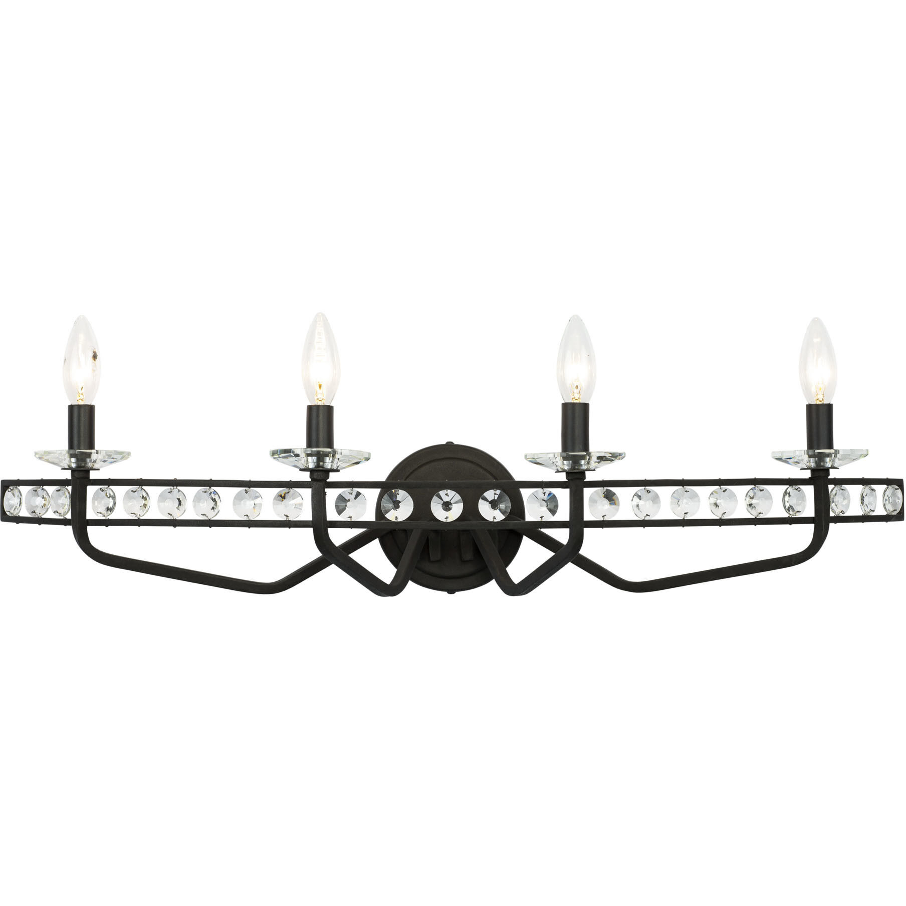Monroe 4 Light 30.75 inch Bathroom Vanity Light