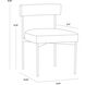 Seneca Black / Polo Club Stone Dining Chair, Set Of 2