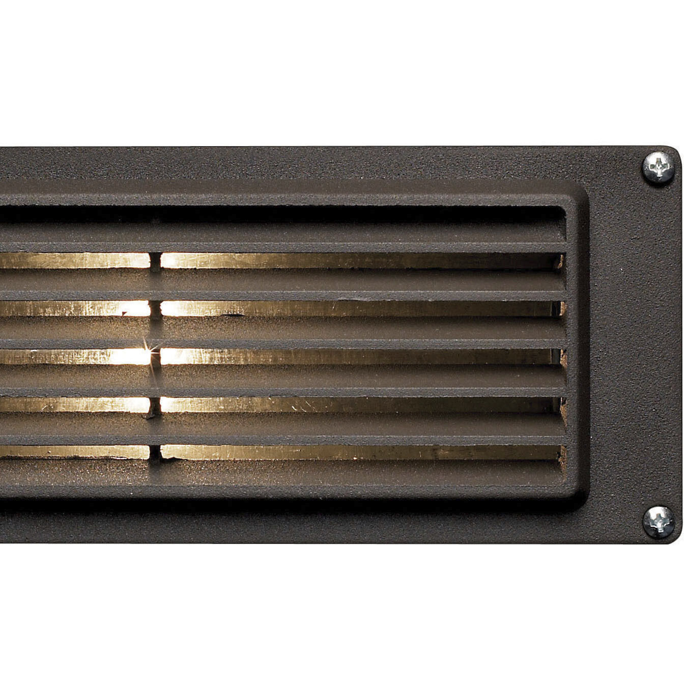 Hardy Island Louvered 12v 1.50 watt Bronze Landscape Brick Light