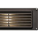 Hardy Island Louvered 12v 1.50 watt Bronze Landscape Brick Light