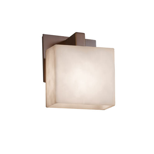 Clouds Wall Sconce Wall Light in 700 Lm LED, Dark Bronze, Rectangle