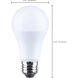 Lumos Medium A19 E26 15 watt 3000K Type A