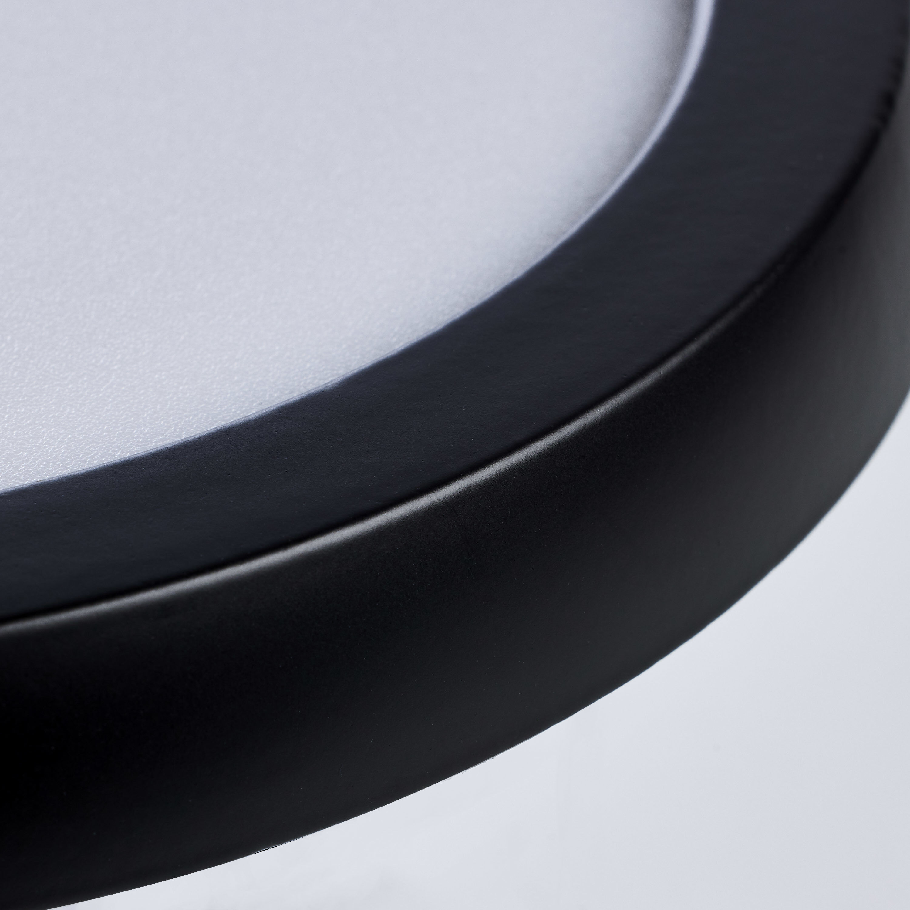 Blink LED 7 inch Black Flush Mount Ceiling Light