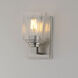 Cubos 1 Light 4.75 inch Satin Nickel Wall Sconce Wall Light