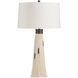 Follies 30 inch 60 watt Ivory and English Bronze Table Lamp Portable Light